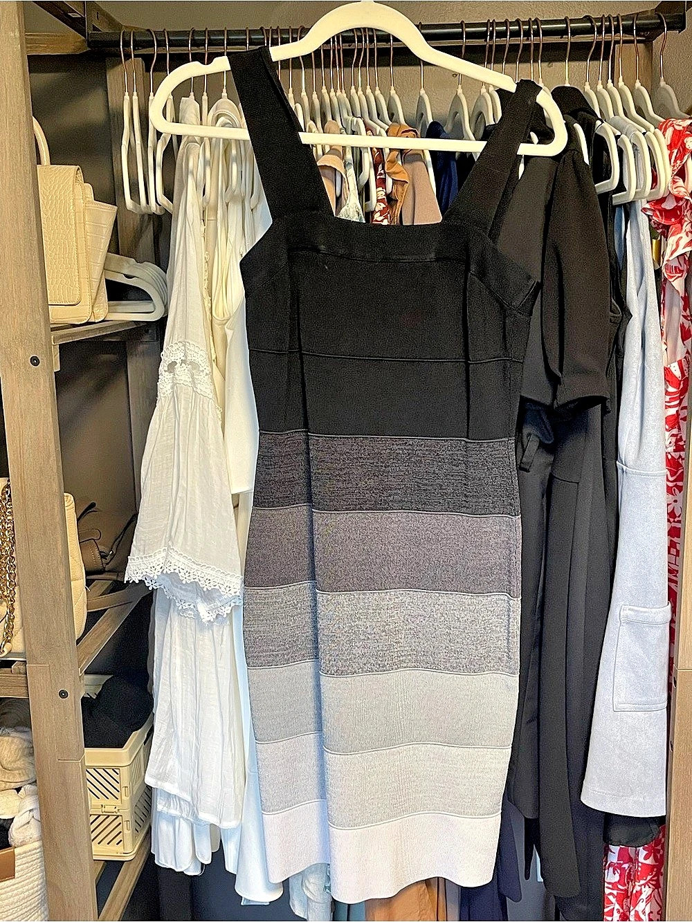 Express Color Block Midi Dress Size Small Like New